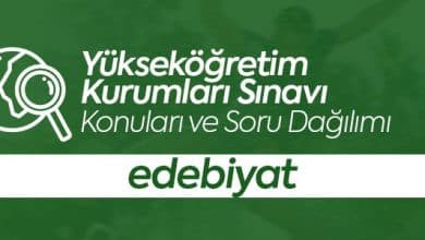 YKS Edebiyat Konuları