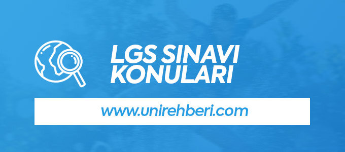 LGS Konuları ve Soru Dağılımı