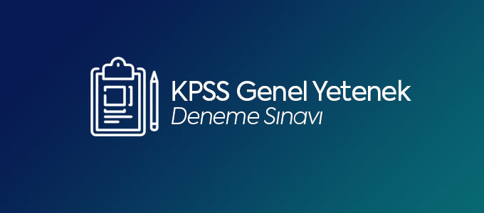 KPSS Genel Yetenek Deneme Sınavı