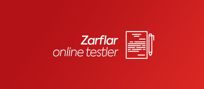 Zarflar test çöz