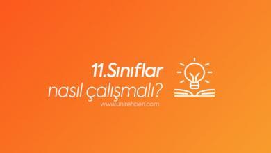 11.Sınıf Öğrencisi Nasıl Çalışmalı