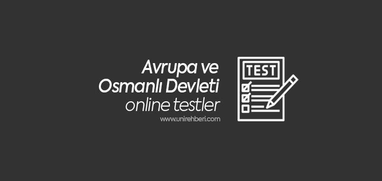 Avrupa ve Osmanlı Devleti