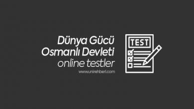 Dünya Gücü Osmanlı Devleti Test