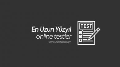 En Uzun Yüzyıl Test