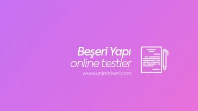 Coğrafya Beşeri Yapı Test