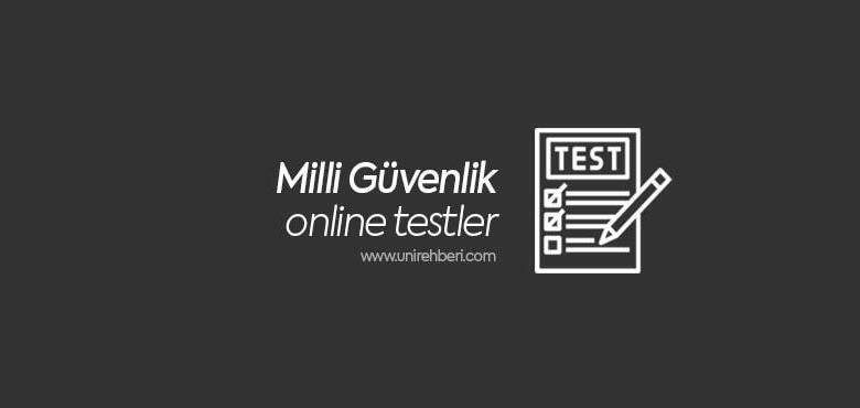 Milli Güvenlik Test