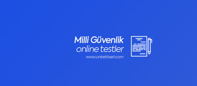 Milli Güvenlik Testleri