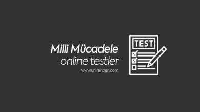 Milli Mücadele Test