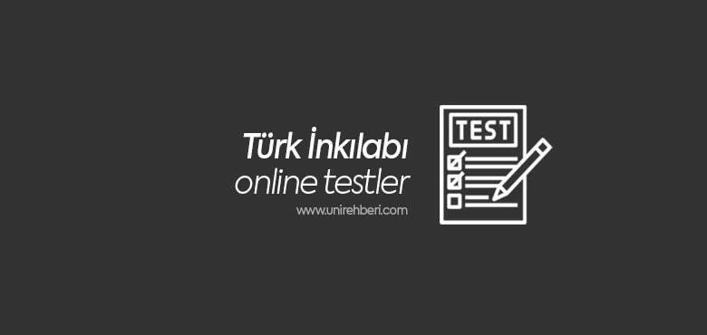 Türk İnkılabı Test