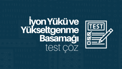 İyon Yükü ve Yükseltgenme Basamağı Test Çöz