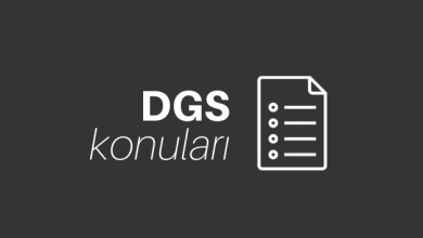 DGS Konuları