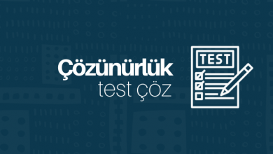 çözünürlük test çöz