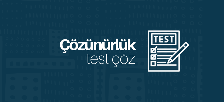 çözünürlük test çöz