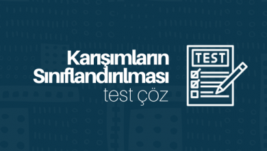 karışımların sınıflandırılması test