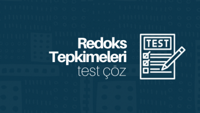 Redoks Tepkimeleri test