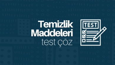 Kimya Temizlik Maddeleri Test Çöz