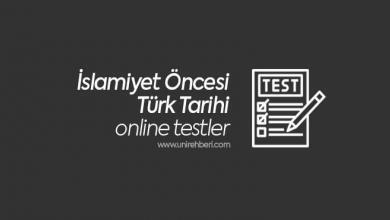 İslamiyet Öncesi Türk Tarihi Test
