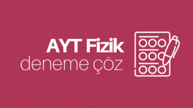 AYT Fizik Deneme Çöz