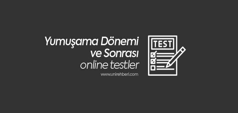 Yumuşama Dönemi ve Sonrasi Test