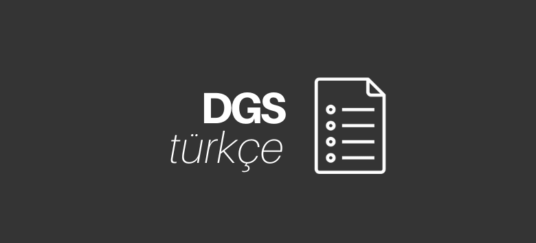 DGS Türkçe Konuları