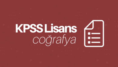 KPSS Lisans Coğrafya Konuları