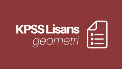 KPSS Lisans Geometri Konuları