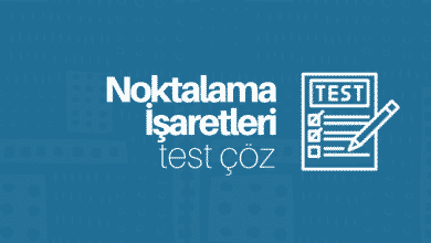 noktalama işaretleri test