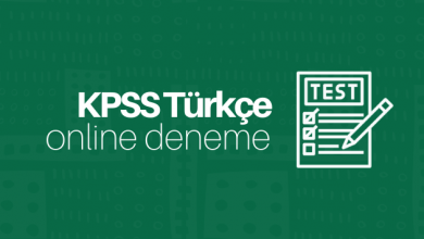 KPSS Türkçe Deneme Çöz