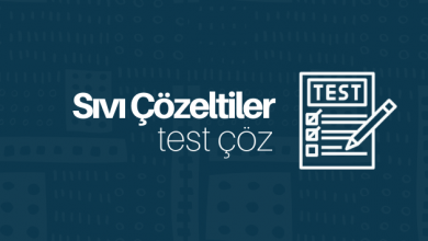 Sıvı çözeltiler test çöz