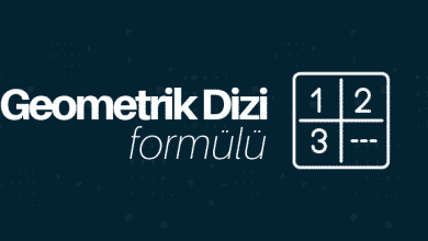 Geometrik Dizi Formülü