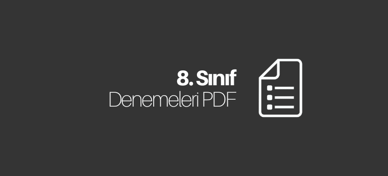 8. Sınıf Deneme PDF