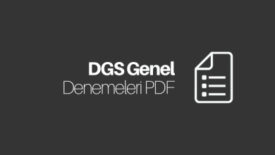 DGS Deneme PDF