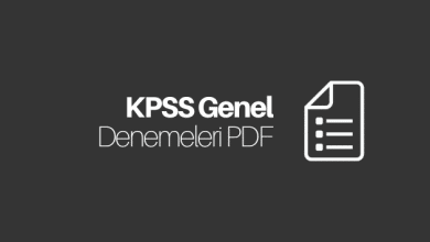KPSS Deneme PDF