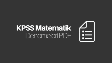 KPSS Matematik Deneme PDF
