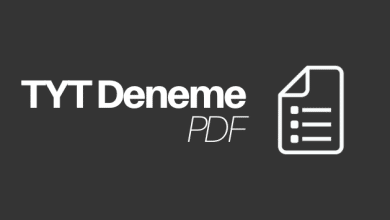 tyt deneme pdf