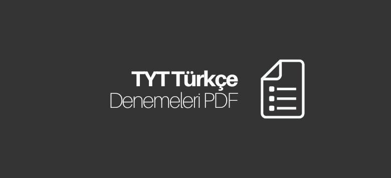 TYT Türkçe Deneme PDF