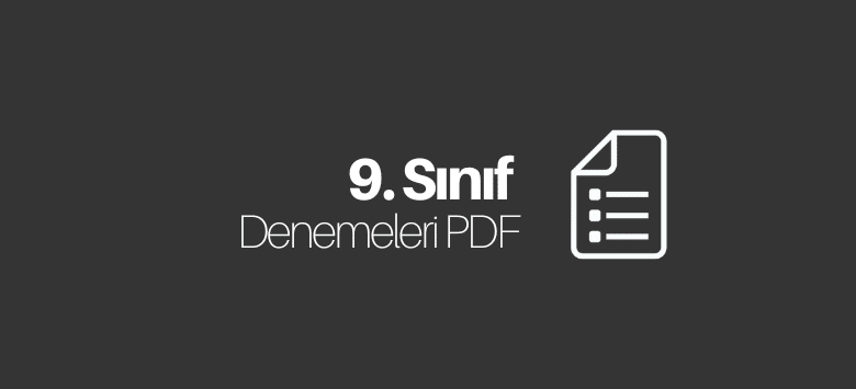 9. Sınıf Deneme PDF