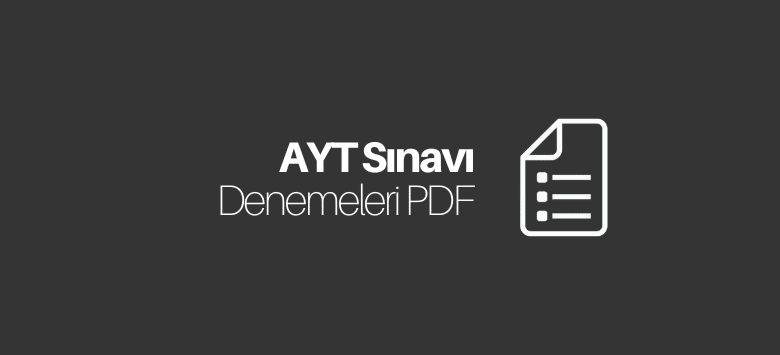 ayt deneme pdf