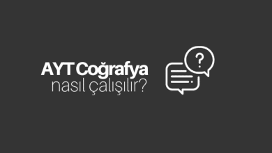 AYT Coğrafya Nasıl Çalışılır