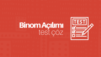 Binom Açılımı soruları