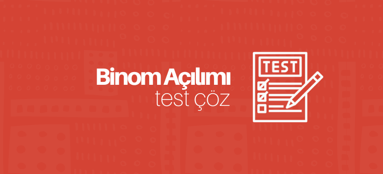 Binom Açılımı soruları